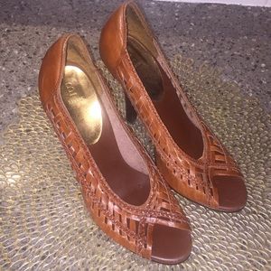 Bakers Leather open toe